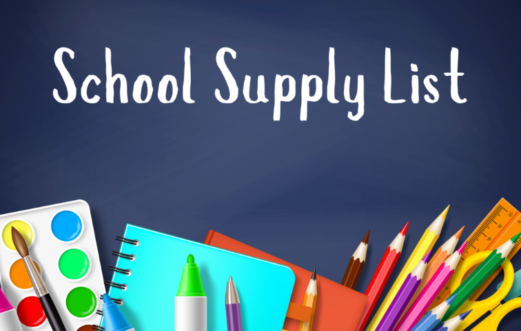 Back to School Supplies List
